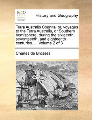 Book Terra Australis Cognita Charles de Brosses