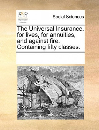 Livre Universal Insurance, for Lives, for Annuities, and Against Fire. Containing Fifty Classes. See Notes Multiple Contributors