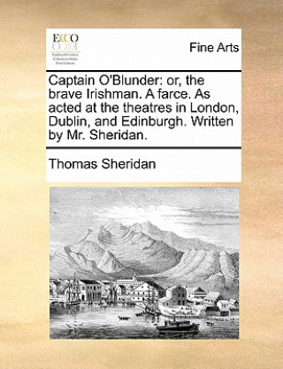 Livre Captain O'Blunder Thomas Sheridan