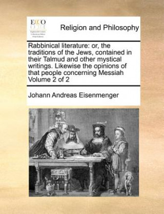 Carte Rabbinical Literature Johann Andreas Eisenmenger
