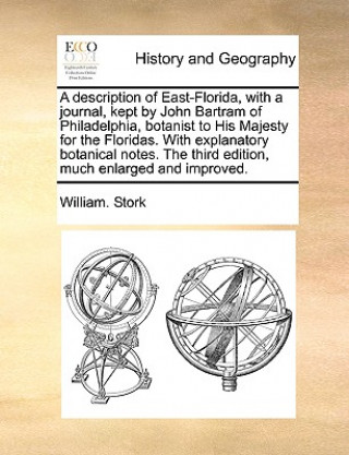 Könyv A description of East-Florida, with a journal, kept by John Bartram of Philadelphia, botanist to His Majesty for the Floridas. With explanatory botani William. Stork