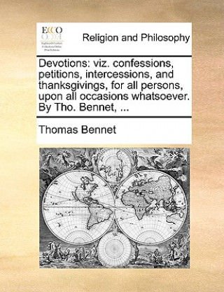 Knjiga Devotions Thomas Bennet