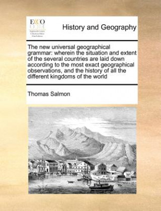 Kniha new universal geographical grammar Thomas Salmon