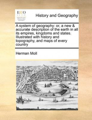 Könyv system of geography Herman Moll