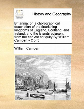 Carte Britannia William Camden