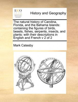 Knjiga Natural History of Carolina, Florida, and the Bahama Islands Mark Catesby