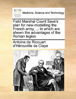 Livre Field Marshal Count Saxe's Plan for New-Modelling the French Army, ... in Which Are Shewn the Advantages of the Roman Legion Antoine Ricouart D'Herouville de Claye