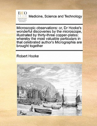 Kniha Microscopic Observations Robert Hooke