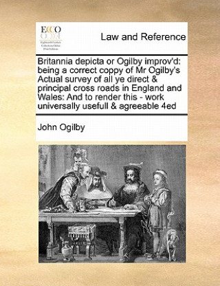Carte Britannia Depicta or Ogilby Improv'd John Ogilby