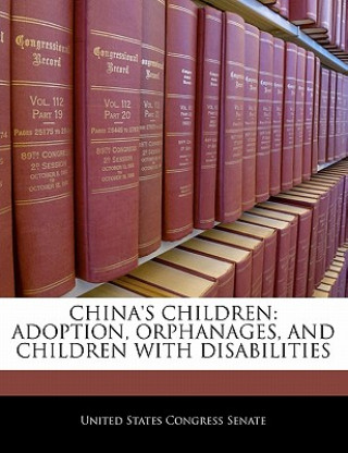 Kniha CHINA'S CHILDREN: ADOPTION, ORPHANAGES, AND CHILDREN WITH DISABILITIES 