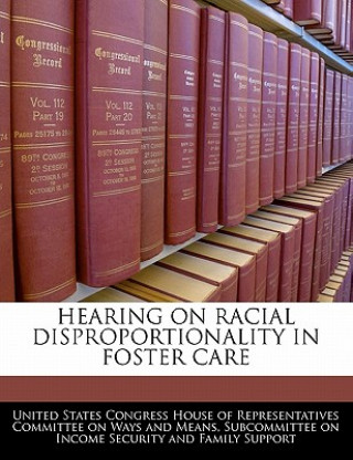 Kniha HEARING ON RACIAL DISPROPORTIONALITY IN FOSTER CARE 