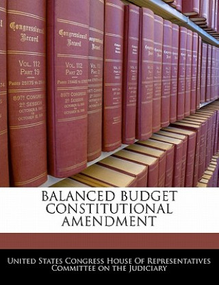 Carte BALANCED BUDGET CONSTITUTIONAL AMENDMENT 