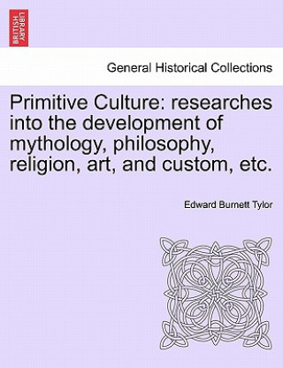 Buch Primitive Culture Tylor