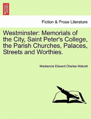 Livre Westminster MacKenzie Edward Charles Walcott