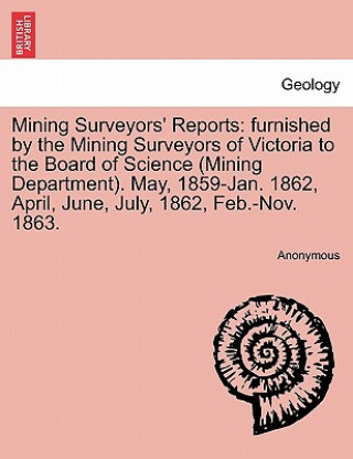 Kniha Mining Surveyors' Reports Anonymous