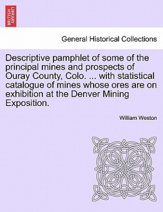 Книга Descriptive Pamphlet of Some of the Principal Mines and Prospects of Ouray County, Colo. ... with Statistical Catalogue of Mines Whose Ores Are on Exh William Weston