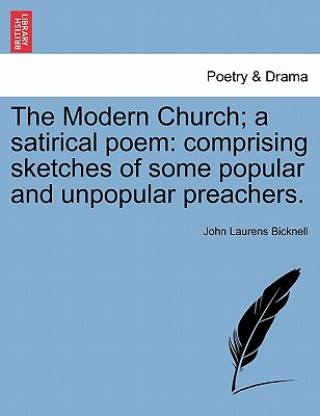 Book Modern Church; A Satirical Poem John Laurens Bicknell