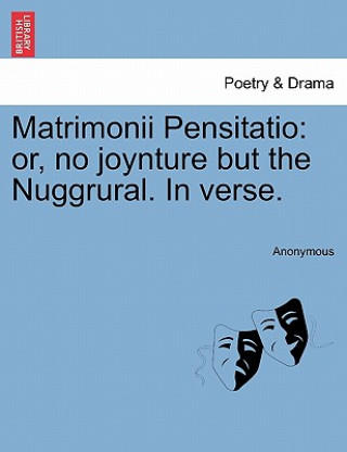 Kniha Matrimonii Pensitatio Anonymous