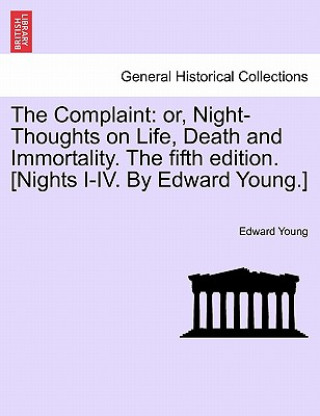 Könyv Complaint Edward Young