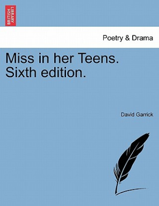 Carte Miss in Her Teens. Sixth Edition. David Garrick