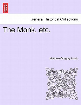 Książka Monk, Etc. Matthew Gregory Lewis