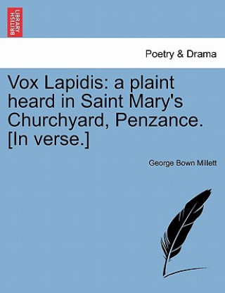 Kniha Vox Lapidis George Bown Millett