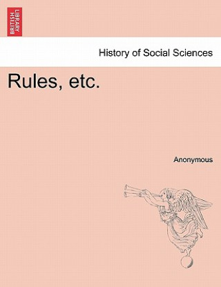 Buch Rules, Etc. Anonymous