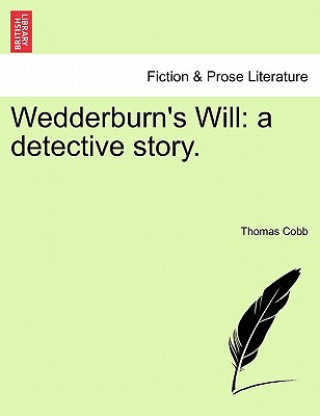 Kniha Wedderburn's Will Thomas Cobb