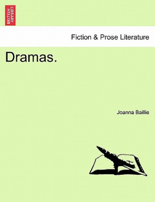 Könyv Dramas. Joanna Baillie