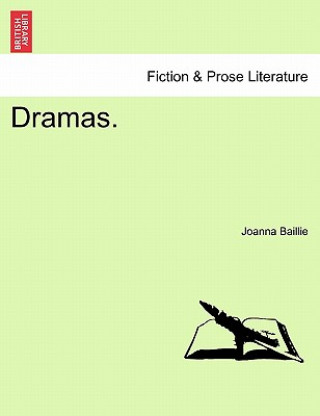 Knjiga Dramas. Joanna Baillie