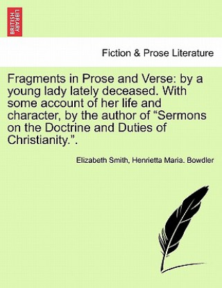 Kniha Fragments in Prose and Verse Henrietta Maria Bowdler