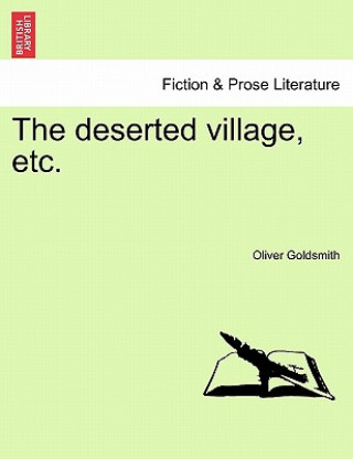 Carte Deserted Village, Etc. Oliver Goldsmith