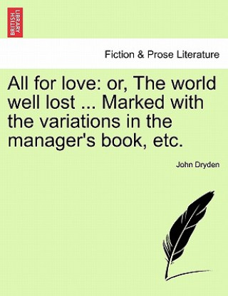 Buch All for Love John Dryden