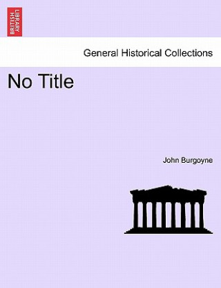 Kniha No Title John Burgoyne