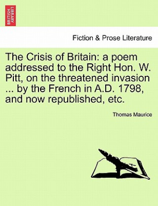 Kniha Crisis of Britain Thomas Maurice