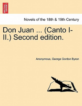 Książka Don Juan ... (Canto I.) Second Edition. Lord