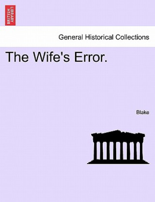 Livre Wife's Error. Blake