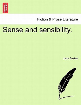 Kniha Sense and Sensibility. Jane Austen