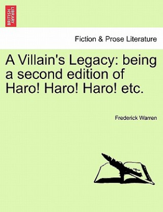 Kniha Villain's Legacy Frederick Warren