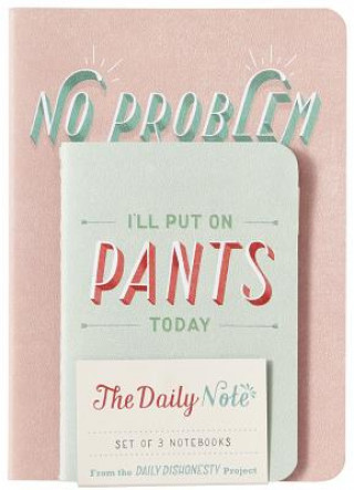 Kalendář/Diář Daily Dishonesty: The Daily Note (Set of 3 Notebooks) Lauren Hom