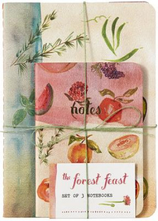 Kalendarz/Pamiętnik Forest Feast Notebooks (Set of 3) Erin Gleeson