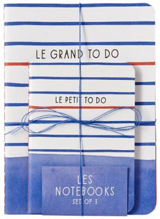Calendar / Agendă Paris Street Style: Les Notebooks (Set of 3) Abrams Noterie
