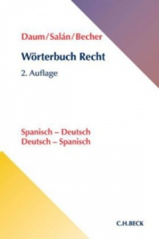 Kniha Wörterbuch Recht, Spanisch-Deutsch / Deutsch-Spanisch. Diccionario juridico, Espanol-Aleman / Aleman-Espanol. Diccionario juridico, Espanol-Aleman / A Ulrich Daum