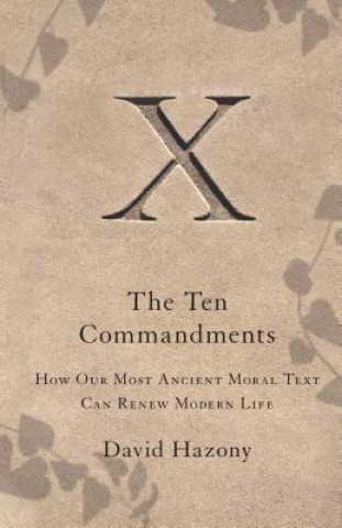 Kniha Ten Commandments David Hazony