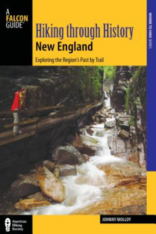 Kniha Hiking through History New England Johnny Molloy