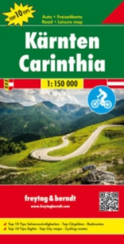 Nyomtatványok Freytag & Berndt Autokarte Kärnten. Carinthia 