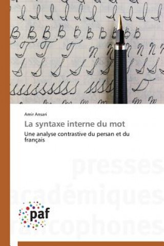 Buch La Syntaxe Interne Du Mot Amir Ansari