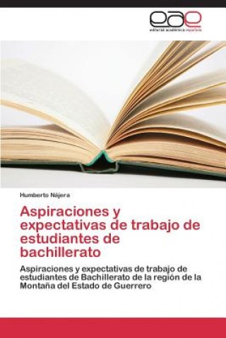 Kniha Aspiraciones y Expectativas de Trabajo de Estudiantes de Bachillerato Humberto Nájera
