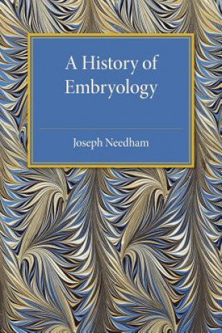 Książka History of Embryology Joseph Needham