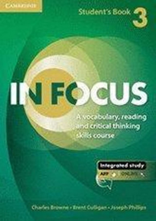 Carte In Focus Level 3 Student's Book with Online Resources Charles Browne